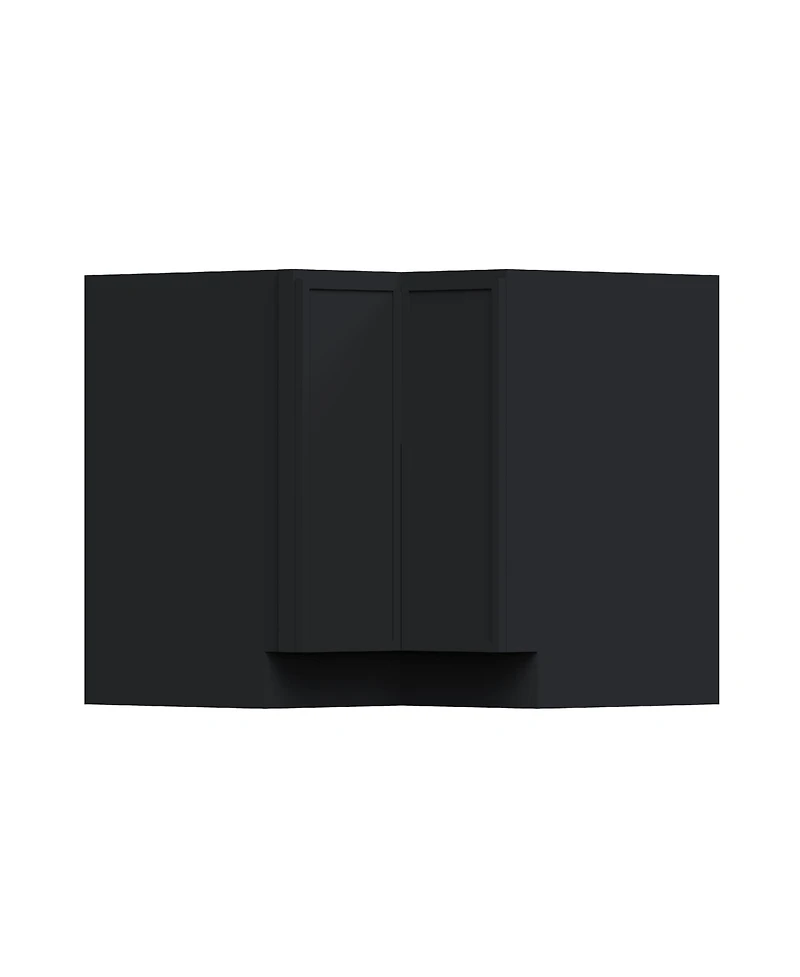 Boyel Living 36 Inch Lazy Susan Base Cabinet, Ready to Assemble Kitchen Cabinet with Solid Wood Frame, Soft-Close Slides and Hinges