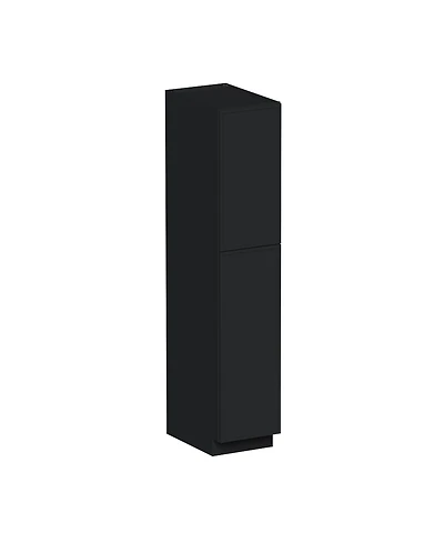 Boyel Living 90 Inch Hight. Pantry Cabinet 2 Doors 4 Shelves, Kitchen Cabinet with Solid Wood Frame, Soft-Close Hinges