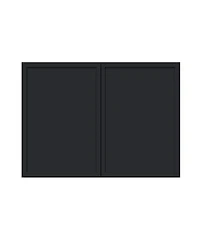 Boyel Living Double Door Short Wall Cabinet with Shelves, Ready to Assemble Kitchen Cabinet with Solid Wood Frame, Soft-Close Slides and Hinge