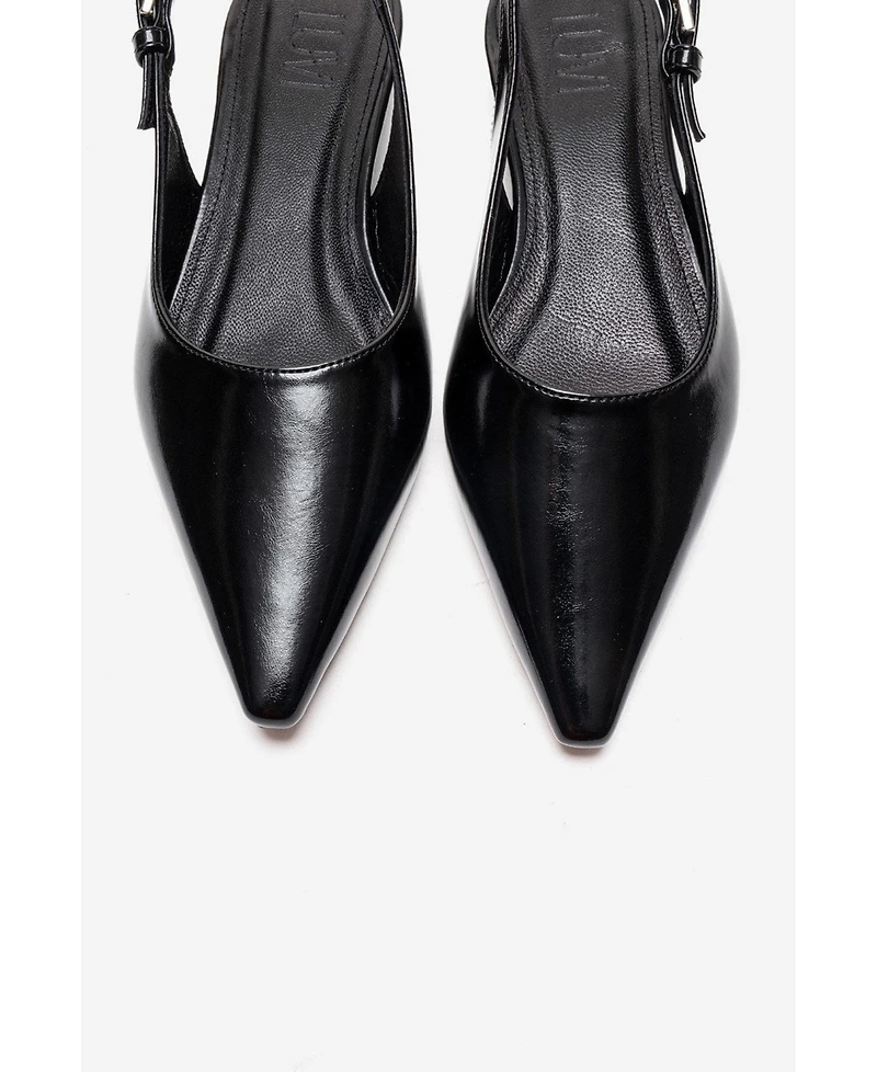 Prologue Shoes Women's Jenna Slingback Pointed Toe Pump