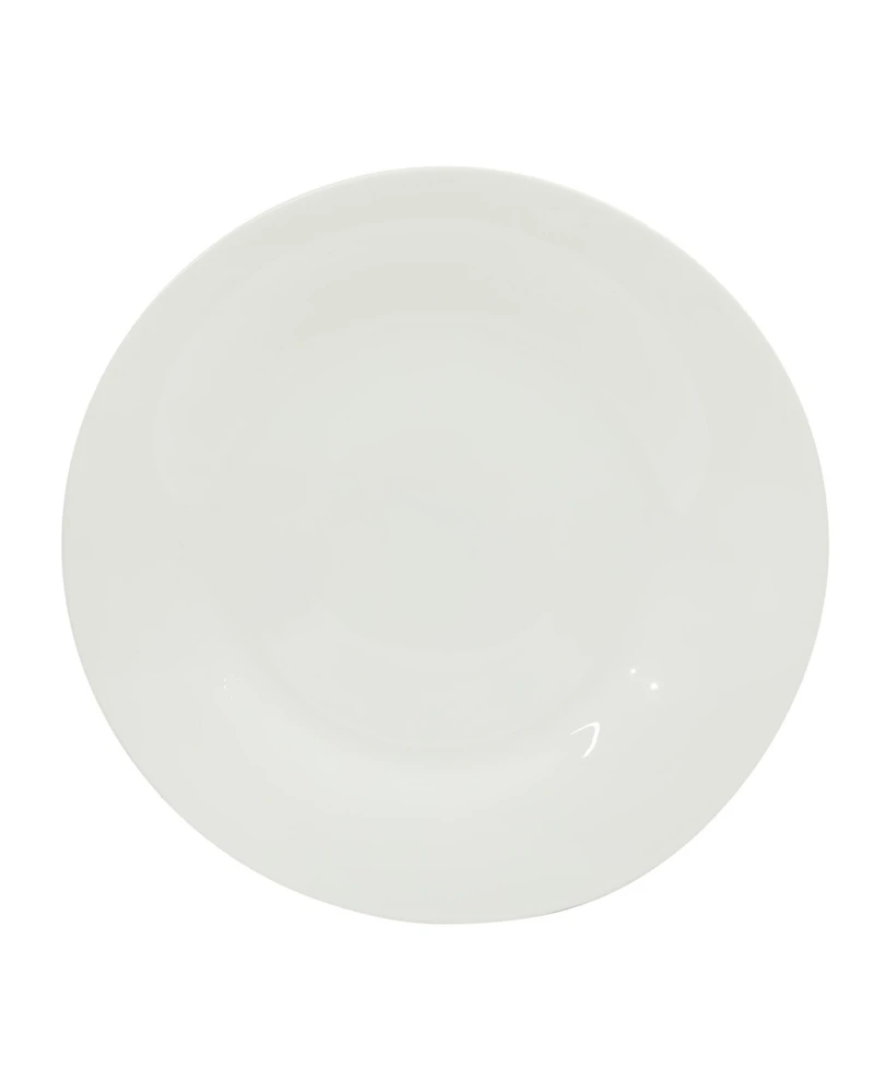 Gibson Home Vanilla Hills 12pc Opal gGass Set, Service for 4 Dinner Plate, Salad Plate and Bowls Chip-Resistant