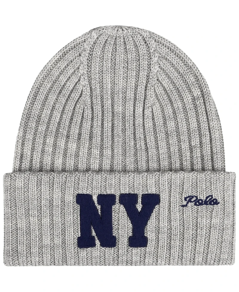 Polo Ralph Lauren Men's Ny Rib-Knit Beanie