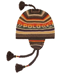 Polo Ralph Lauren Men's Textural Stripe Earflap Hat