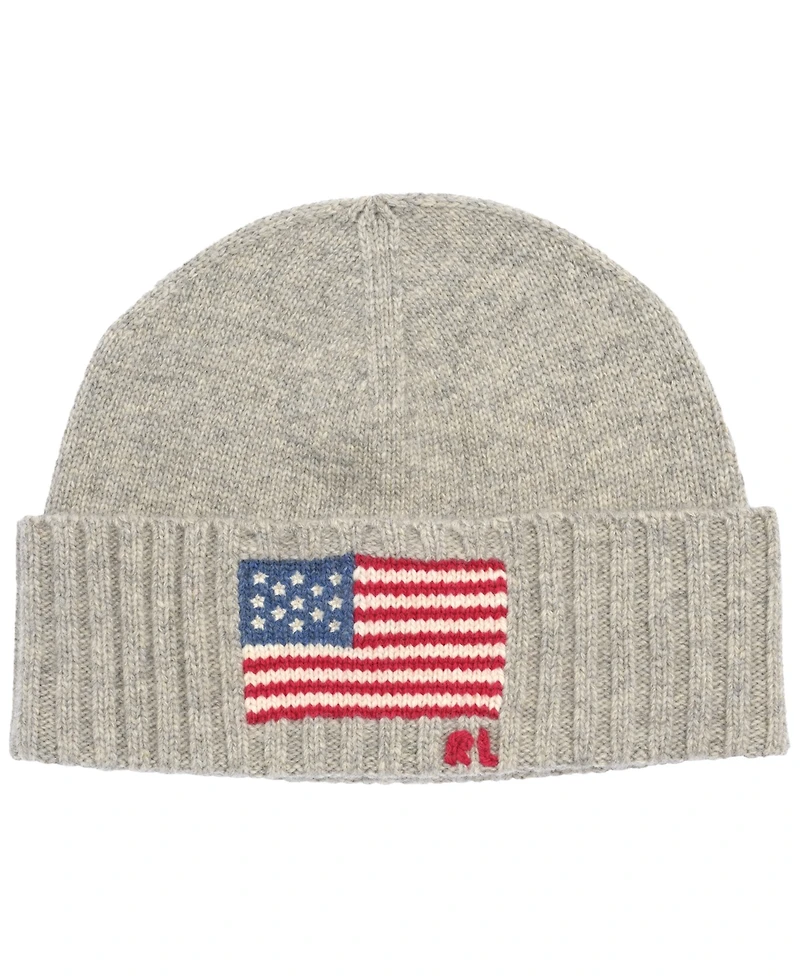 Polo Ralph Lauren Men's Rl Flag Beanie Hat