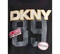 Dkny Sport Women's Campus Patch Crewneck T-Shirt