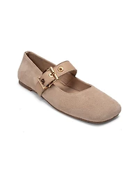 Forever & Always Shoes Women's Jonas Leather Ballet Flat