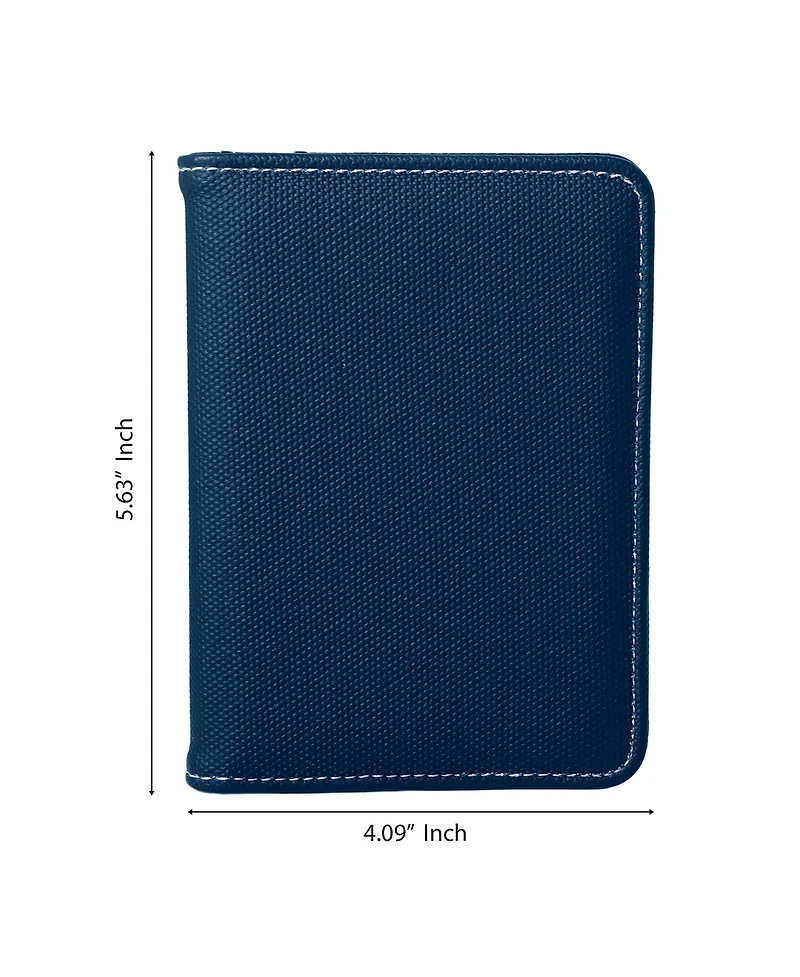 Lands' End Passport Holder for Travel, Passport Cover for Men and Women, Travel Folio