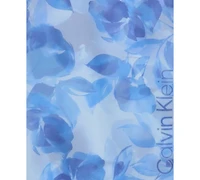 Calvin Klein Women's Faded Floral Chiffon Scarf
