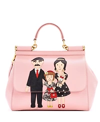 Pre-Owned Dolce & Gabbana Medium Family Miss Sicily Bag Patchwork Leather
