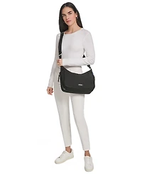 Calvin Klein Zulle Nylon Medium Hobo Handbag