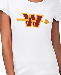 Starter Women's White Washington Commanders Endzone T-Shirt