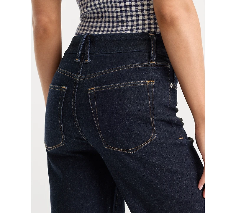 Good American Women's Always Fits Palazzo Wide-Leg Jeans