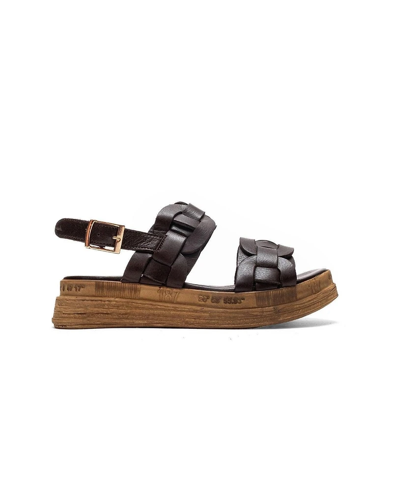 Forever & Always Shoes Women's Elvoro Leather Sandal