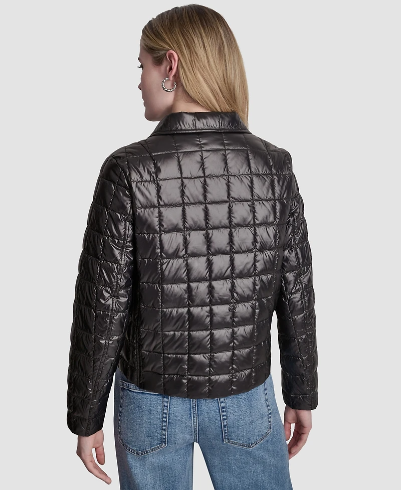 Dkny Jeans Women's Box Quilt Lightweight Jacket