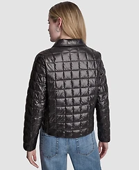 Dkny Jeans Women's Box Quilt Lightweight Jacket