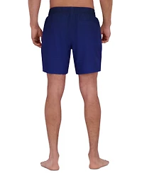 Spyder Men's Gradient Stripe Printed 7" Volley Swimsuit