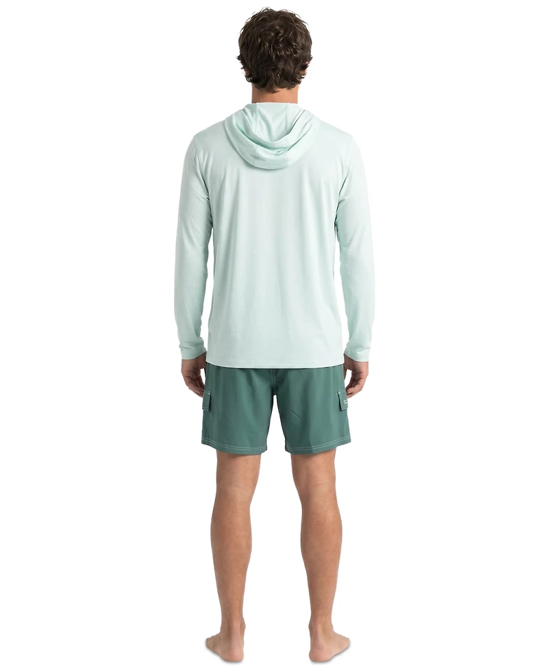 Spyder Men's Classic Heather Hooded Long-Sleeve Rashguard