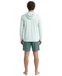 Spyder Men's Classic Heather Hooded Long-Sleeve Rashguard