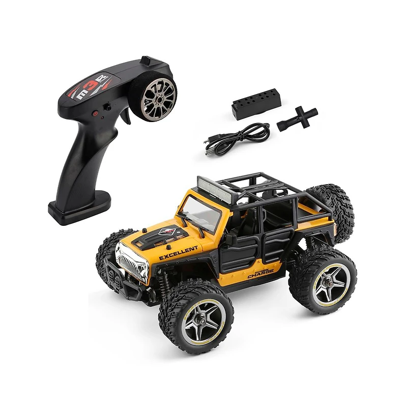 Bruce and Shark 1/22 Scale Rc Crawler - 2WD Brushed Motor with 13.7mph Top Speed and 2.4GHz