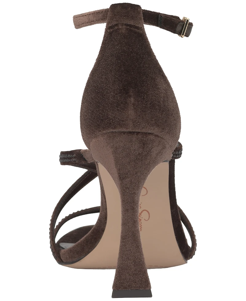 Jessica Simpson Women's Kaliye Strappy Rhinestone Dress Sandals