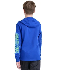 adidas Boys' 8-20 Long-Sleeve Hoodie