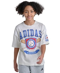 adidas Boys' 8-20 Short-Sleeve Baseball T-Shirt