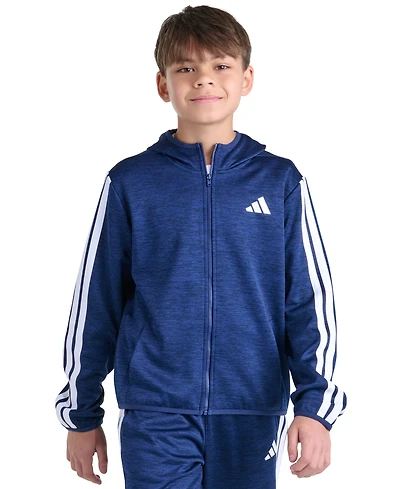 adidas Boys' 8-20 Long-Sleeve Hooded Jacket
