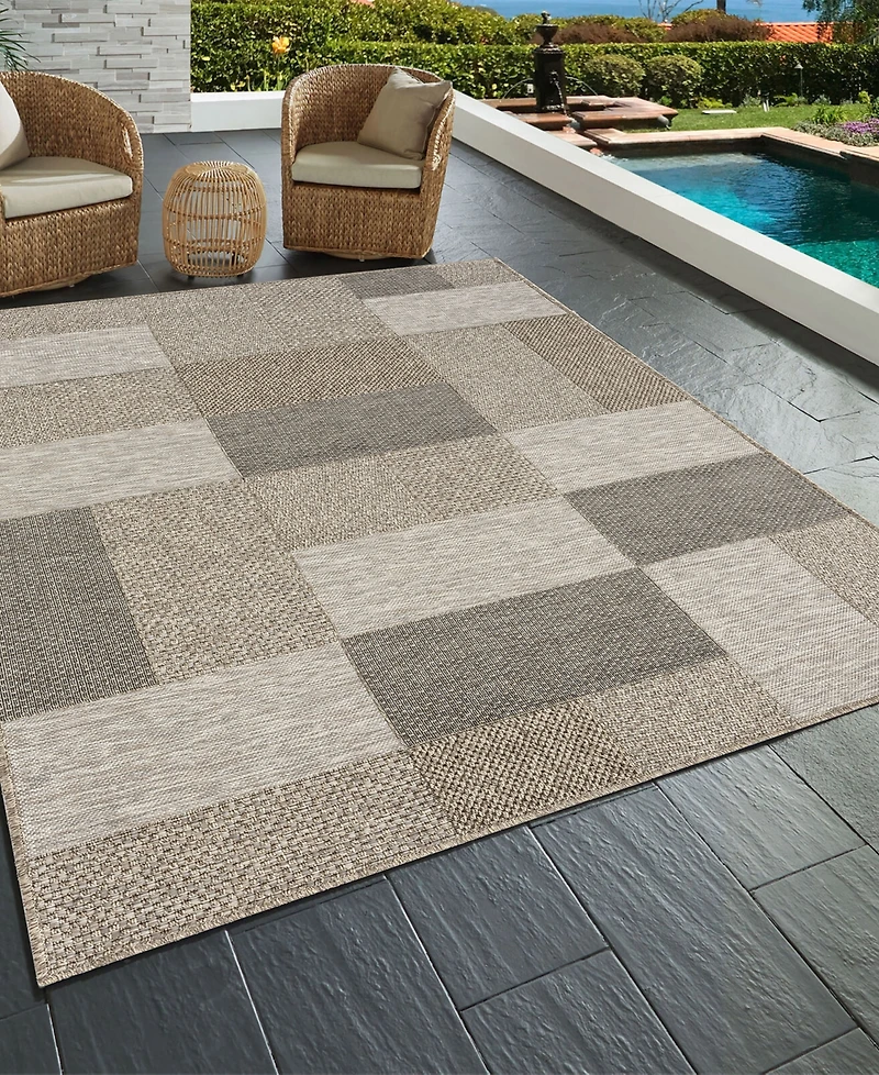 Lr Home Oliva Oliva-114 5' x 7' Outdoor Area Rug