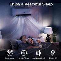 Costway 12000BTU Wifi Enabled Mini Split Ac 22 SEER2115V Inverter Air Conditioner