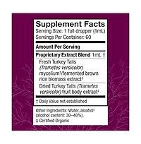 Host Defense Turkey Tail Extract - Digestive Health & Immune Response Support Supplement