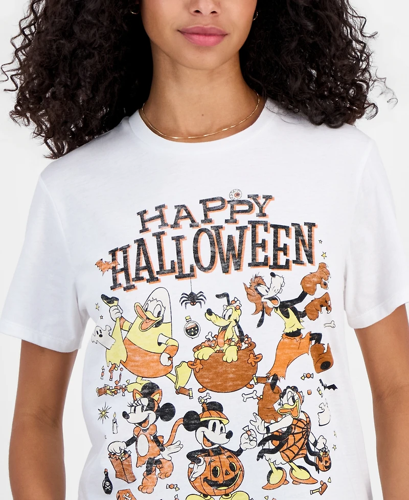 Juniors' Disney Halloween Crewneck Tee