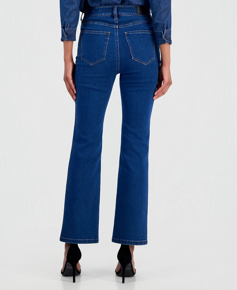 Anne Klein Women's Leo High-Rise Bootcut Jeans