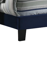 Best Qualityl Furniture 48.5" Velvet Queen Panel Bed with Upholstery