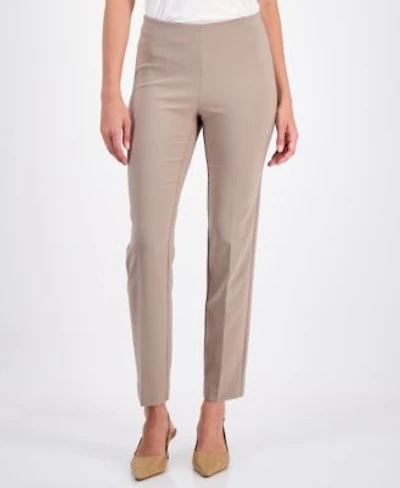 Anne Klein Womens Hollywood Pull On Slim Pants