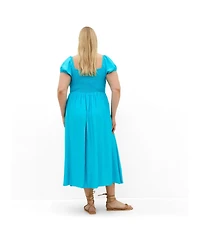 City Chic Women's Abbigail Split Maxi Dress