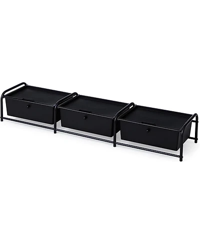 DormCo Suprima Underbed Storage - Lidded 3 Section