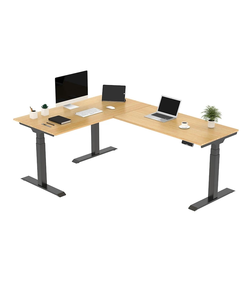 FlexiSpot L Shaped Electric Height Adjustable Standing Desk