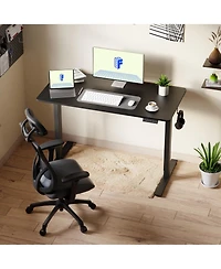 FlexiSpot Adjustable Standing Desk with Memory Controls Hooks and Storage Box Quick Install
