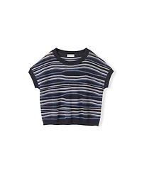 Celtic & Co. Women's Landscape Stripe Knitted Top