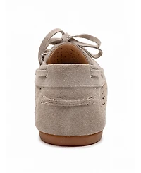 Forever & Always Shoes Women's Stevo Leather Lace Up Loafer