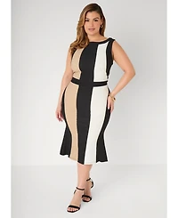 Ashley Stewart Women's Midaxi Sheath Dress