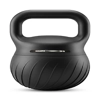 Squatz 20 lb Soft Kettlebell for Home Gym, Floor-Safe Training Weight with Wide Non-Slip Handle for Workouts