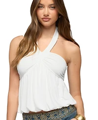 Edikted Women's Kristina Gathered Bubble Halter Top