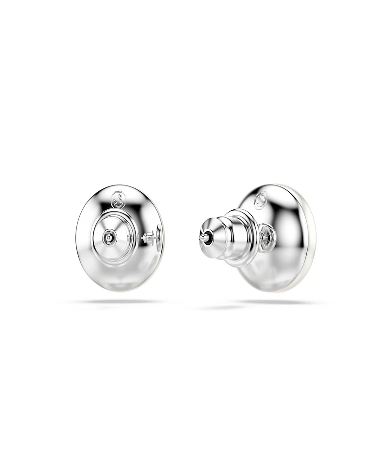 Swarovski Rhodium-Plated Matrix Stud Earrings