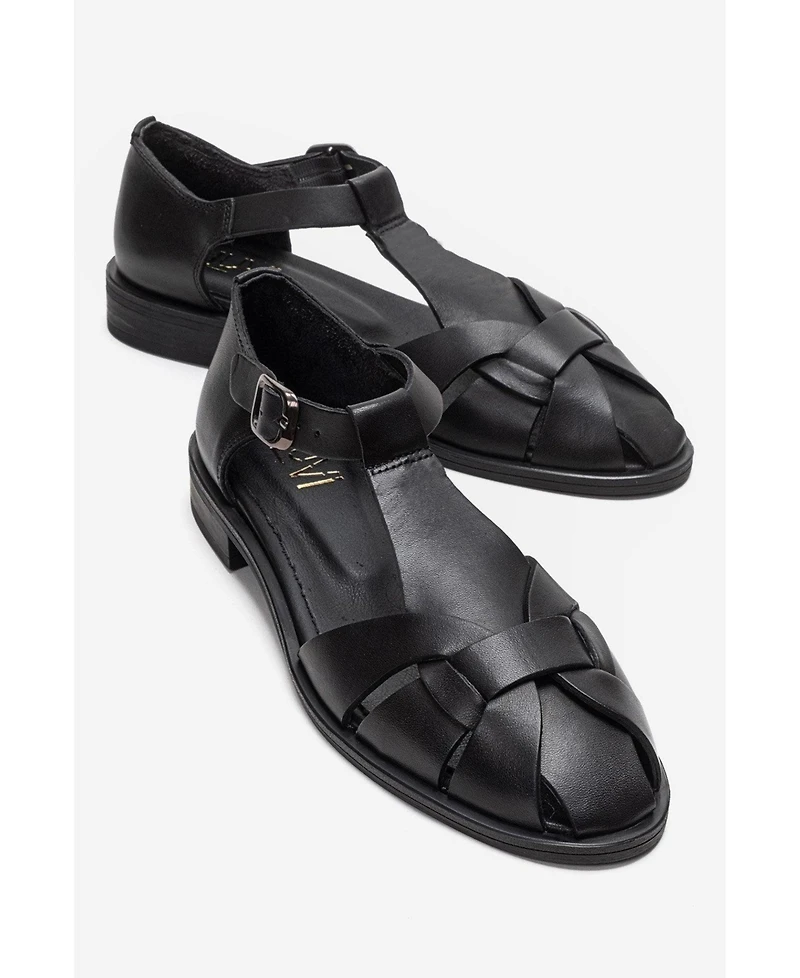 Forever & Always Shoes Women's Dexara Leather Sandal