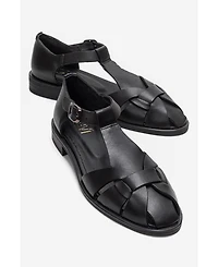 Forever & Always Shoes Women's Dexara Leather Sandal