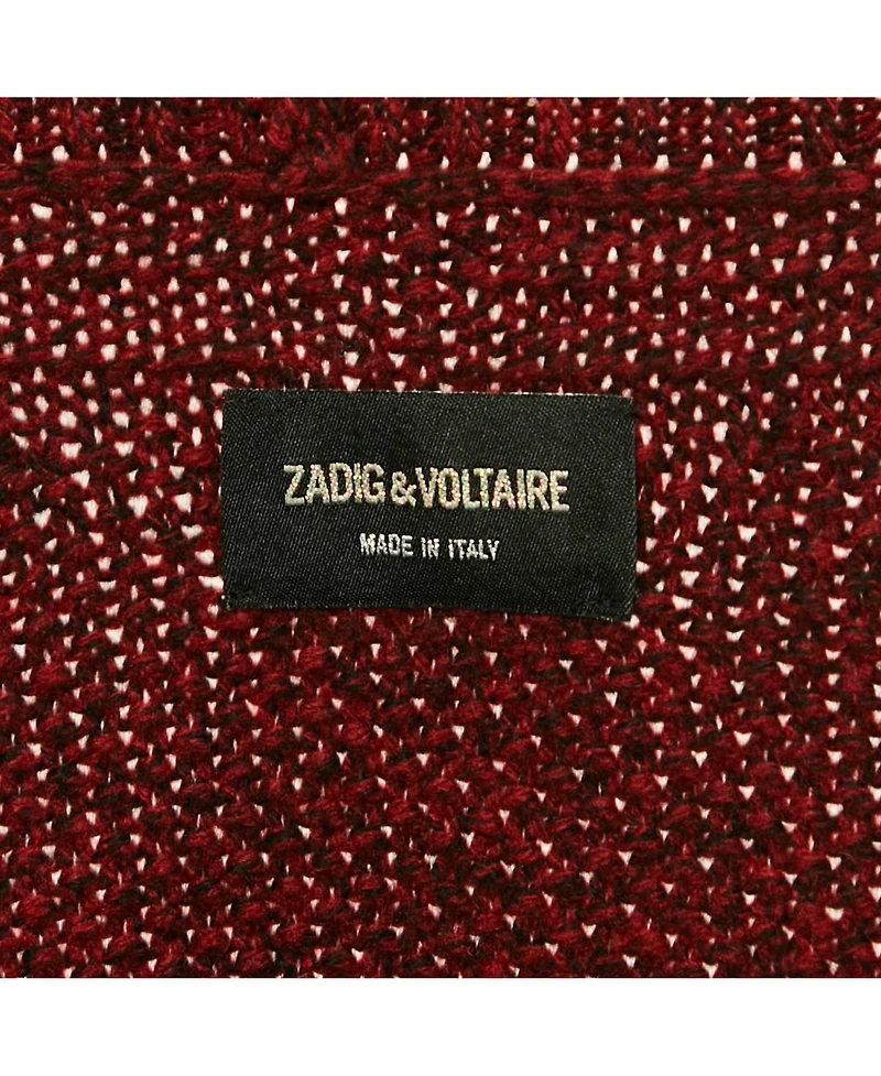 Pre-Owned Zadig & Voltaire Women's Voltaire Burgundy Rib Knit Sweater