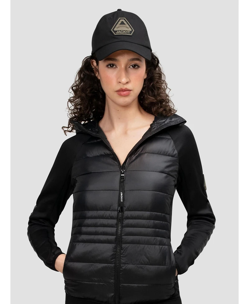 JACK1T Women's Calypso Hybrid Hooded Jacket