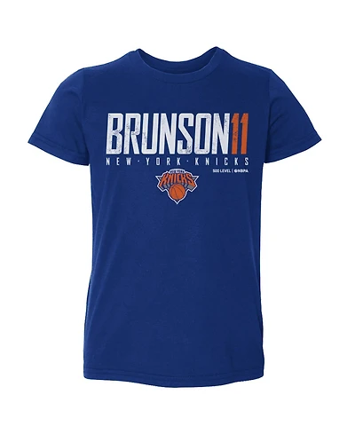 500 Level Toddler Jalen Brunson Blue New York Knicks Elite T-Shirt