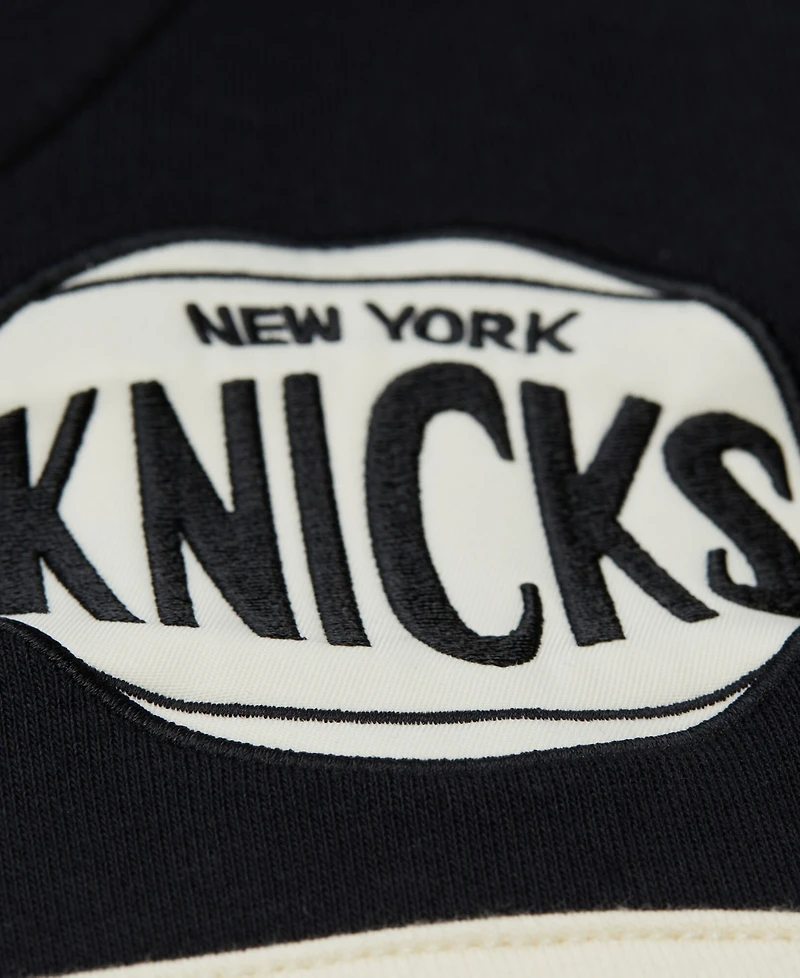 Mitchell & Ness Men's Olive/Black New York Knicks Double Clutch Head Coach Hoodie